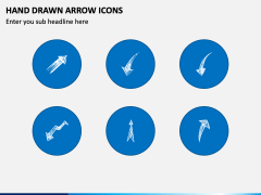 Hand Drawn Arrow Icons PowerPoint Template - PPT Slides | SketchBubble