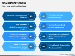 Team Characteristics PowerPoint Template - PPT Slides