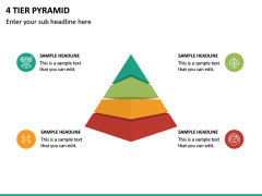 4 Tier Pyramid PPT Slide 2
