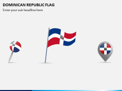 Dominican Republic Flag PPT Slide 1