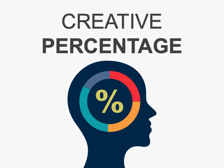 Creative Percentage Infographics PPT Slide 1