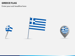 Greece Flag PPT Slide 1