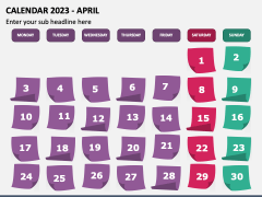 Calendar 2023 PPT Slide 4