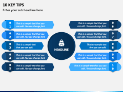 10 Key Tips PowerPoint Presentation Slides - PPT Template