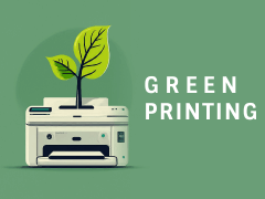 Green Printing PPT Slide 1