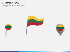 Lithuania Flag PPT Slide 1