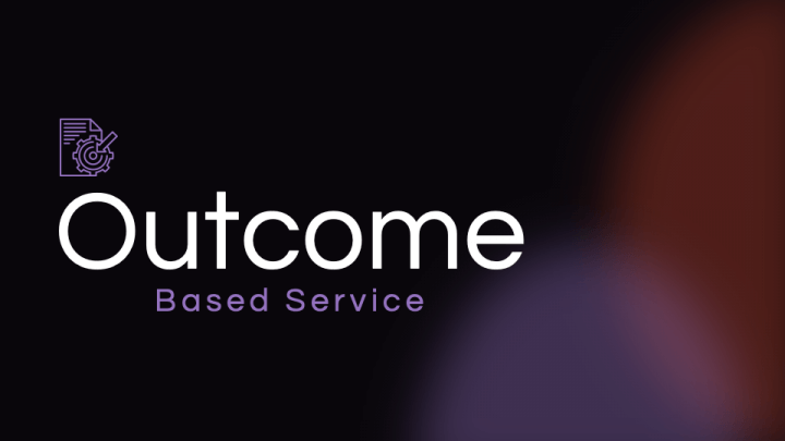 Outcome-Based Service PPT Slide 1