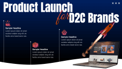Product Launch Slides for D2C Brands PPT Slide 1