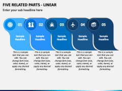 Five Related Parts - Linear PPT Slide 1