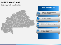 Burkina Faso Map PPT Slide 5