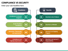 Compliance Vs Security PowerPoint and Google Slides Template - PPT Slides