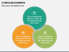 3 Circular Elements PPT Slide 1