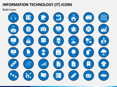 Information Technology (IT) Icons PPT Slide 10