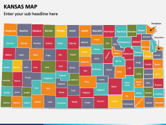 Kansas Map PPT Slide 3