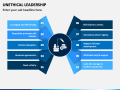 Unethical Leadership PowerPoint and Google Slides Template - PPT Slides