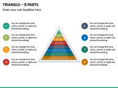 Triangle – 8 Parts PPT Slide 2