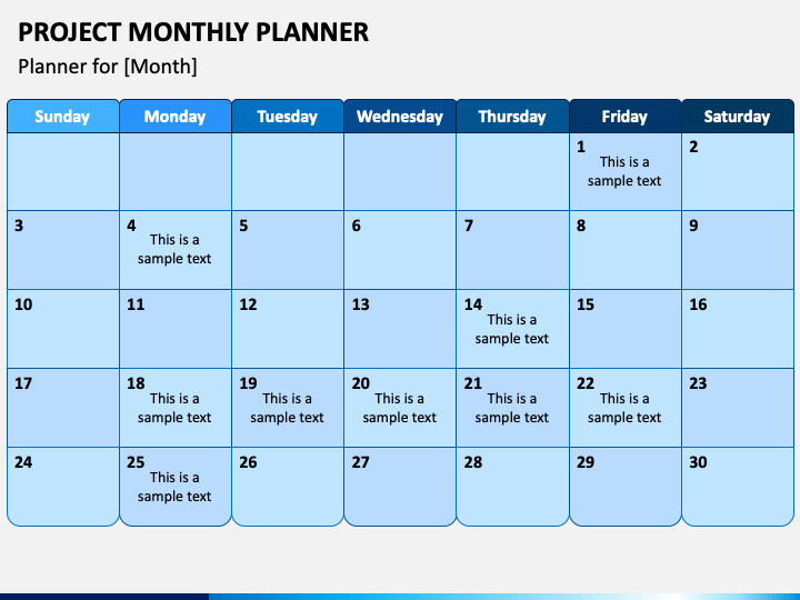 simple project planner template