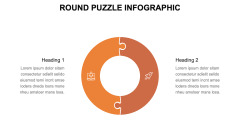 Round Puzzle Infographic PPT Slide 1