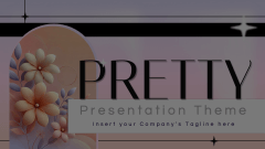 Pretty Presentation Theme Animated Presentation - SketchBubble