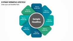 8 Stage Versatile Lifecycle PPT Slide 1