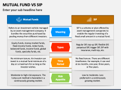 Mutual Fund Vs Sip PowerPoint Template and Google Slides Theme