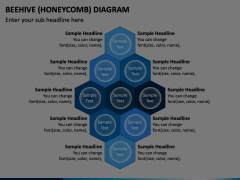 Beehive Honeycomb Diagram Animated Presentation - SketchBubble