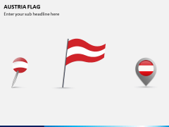 Austria Flag PPT Slide 1