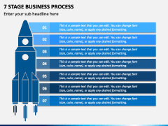 7 Stage Business Process PPT Slide 1