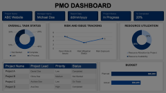 PMO Dashboard Animated Presentation - SketchBubble