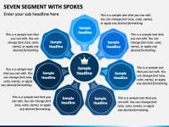 Seven Segment with Spokes PPT Slide 1