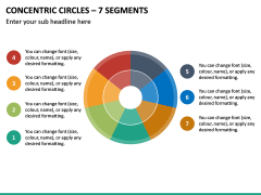 Concentric Circles – 7 Segments PPT Slide 2