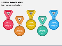5 Medal Infographic PPT Slide 2