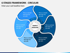 6 Stages Framework - Circular PPT Slide 1