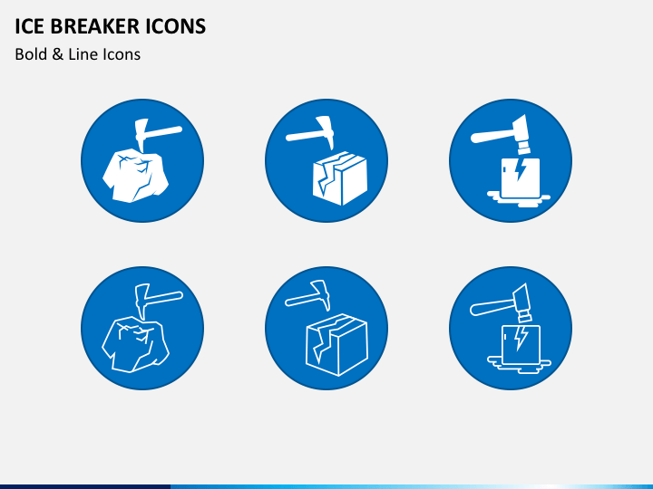 Ice Breaker Icons PowerPoint Template - PPT Slides