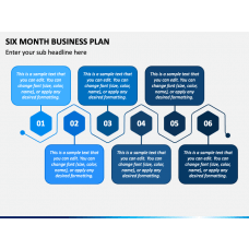 6 Step Business Plan PowerPoint Template and Google Slides Theme