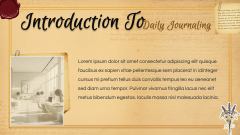 Vintage Journal Theme PPT Slide 3