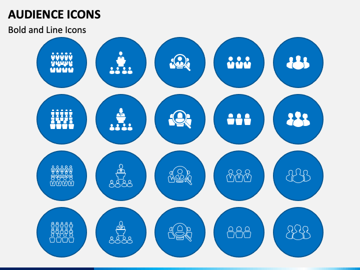 Audience Icons PPT Slide 1