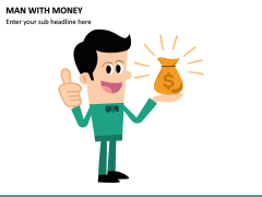 Man with Money PPT Slide 4