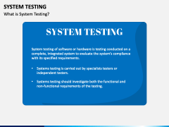 System Testing PowerPoint and Google Slides Template - PPT Slides