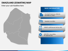 Swaziland (Eswatini) Map PPT Slide 4