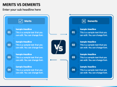 Merits Vs Demerits PPT Slide 3
