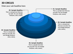 3D Circles PPT Slide 2