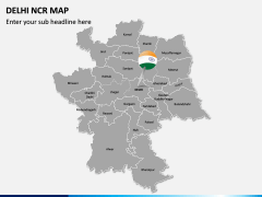 Delhi NCR Map For PowerPoint And Google Slides - PPT Slides