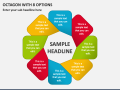 Octagon with 8 Options PPT Slide 1