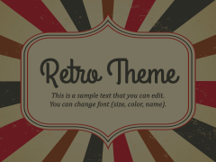 Retro Presentation Theme Animated Presentation - SketchBubble