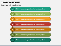 7 Points Checklist PPT Slide 2