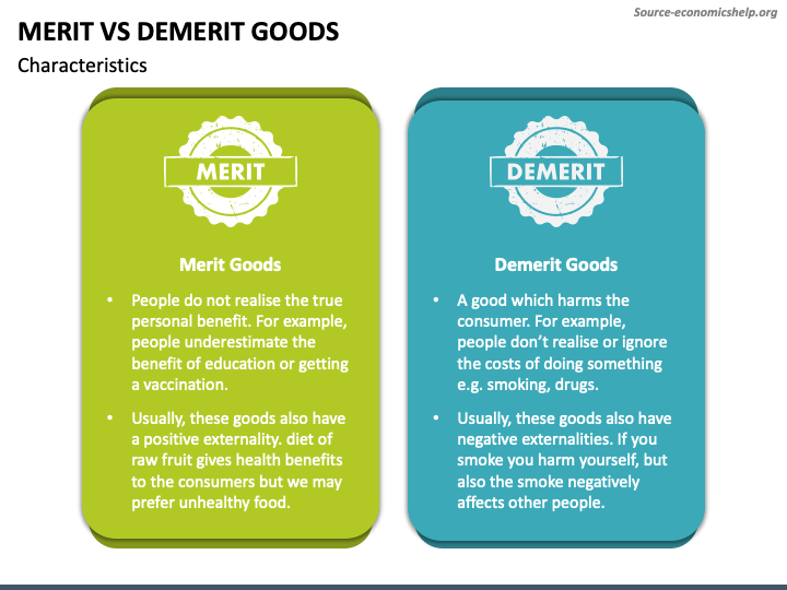 merit goods and services