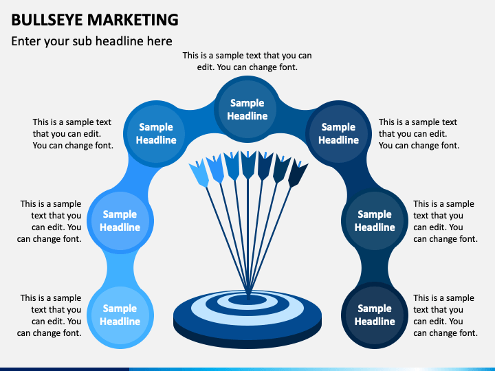 Bullseye Marketing PPT Slide 1
