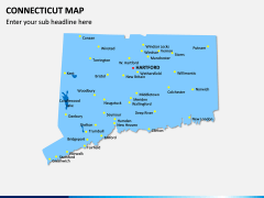 Connecticut Map PPT Slide 2