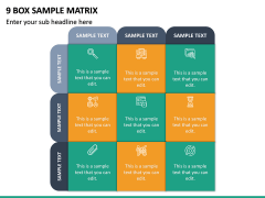 9 Box Sample Matrix PPT Slide 2